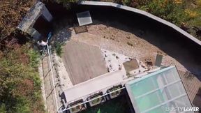 Nathaly gets horny for the pool cleaner and ass fucked