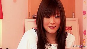 Petite Japanese Stepsister Caught Masturbate And Talk To Give Her First Blowjob