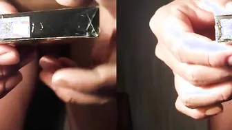 VR Rubber Glove Condom Masturbation with Muscular Solo Guy