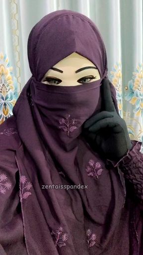 Eid Mubarak Crossdresser BD  Niqab Burqa crossdresser Aunty