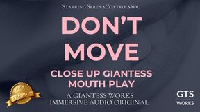 Don’t Move – Giantess Breath JOI Audio | Tiny Man Mouth Worship POV | Immersive ASMR
