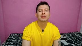 Le meto mi vergota gruesa de 21cm a mi cu&ntilde_ado musculoso en el ba&ntilde_o mientras mi novia embarazada no esta en casa . Relato sexual