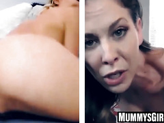 Cherie DeVille rubs pussy for stepdaughter