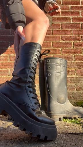 Make love to mine and my dads boots!