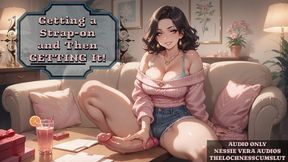 Getting A Strap-on And Then Getting It Erotic Audio