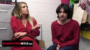 Loss Prevention Officers Gangbang Stepmom Vivianne De Silva While Her Stepson Is Watching In Horror - Hardcore
