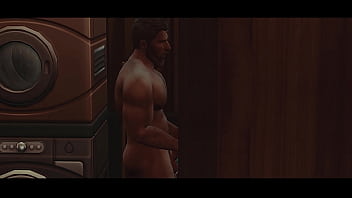 Secretly Sucking Straight Neighbor Through Gloryhole