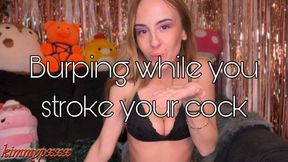 Burping stripping and jerk off instructions with cum countdown