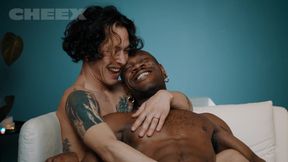 Horny Tattooed Noir SO Jerks Off Bishop Black Big Cock