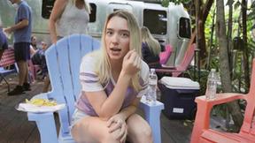 ”Juliette Mint can't stop fucking this big dick during bbq party”