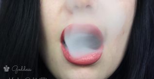 Grab Your Cock and Join Me for an Amazing Smoking Sesh. You're Obsessed with Smoking and Beautiful Big Beige Lips!