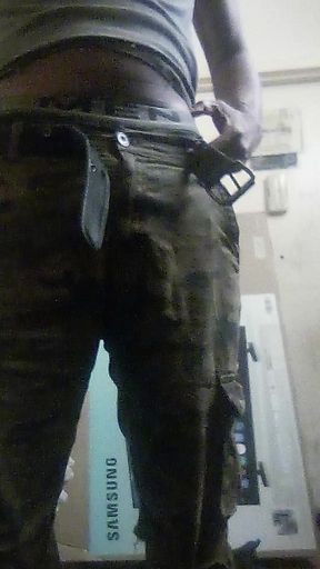 Horny BBC jacks off in front of mistress