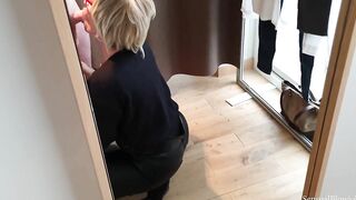 Goddess Milf has Sex into a Fitting Room during her
