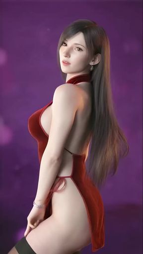 Tifa's Charismatic Dance (AOA - Good Luck) Uncensored Hentai AI Generated