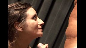 Hairy Pussy Slutty Brunette MILF Sucking My Big Hard Cock Vol 3