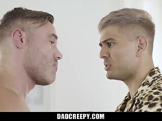 Stepson and Stepfather Get Into a Dominating Fuck Session in A Blink of An Eye