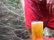Glass Full Of Rank Dark Yellow PiSS - Will You Drink It?