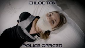 Chloe - Police Officer in Bondage Trouble Alt MP4 HD ( Uniform , Shiny Legging , Tape Bondage , Duct Tape Wrap Gag , Microfoam Wrap gag , OTN gag , Bound Gagged , DID Tape Bondage )