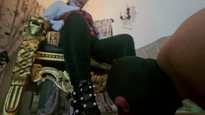 Monika Schmidt Dirty Shoe Soles Licking Giantess Boot Worship