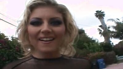 Amazing blonde Velicity Von wants that black cock up her asshole