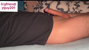 verbal man has hands free orgasm while moaning loud with huge cum load and dirty talk gay hardcore