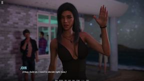 Dominos Beach 24 - John Faces a Fun Choice with Riley or Christy