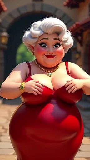 Topless Granny Animation