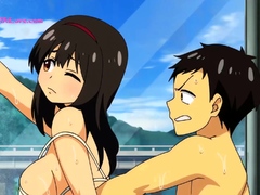 Hot Day Leads to Passionate Virgin Sex at the Phone Booth