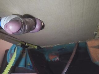 Giant Climax from Hitachi Wand with Milking Table