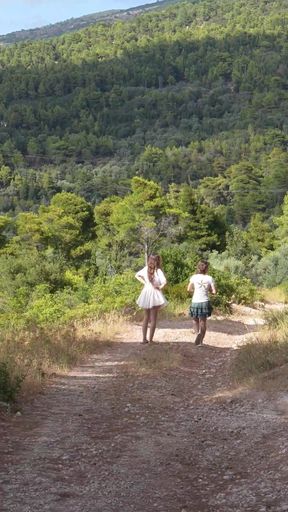Wetting Ck Panties on the Hike