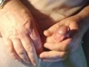 Crossdresser pissing and wanking on chocolate egg tasteeee