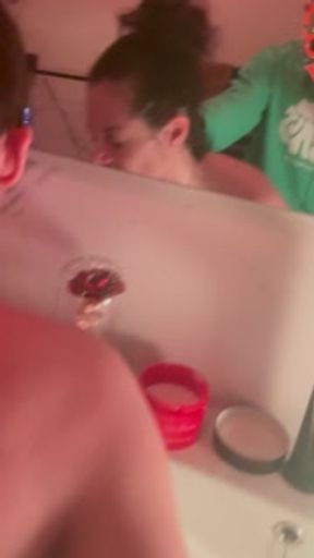 SEXY MILF - A stranger enters my bathroom and fucks hard! MILF 100% AMATEUR