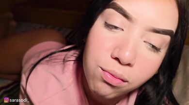 POV teen gets stuffed with creampie after finding room