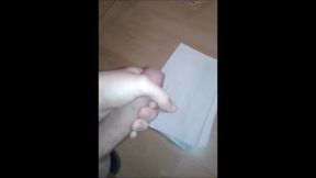 Cumming on my old college papers. Good riddance!