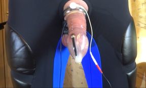Electro stimulation with condom