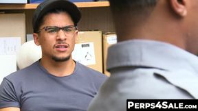Perps4Sale.com - Sexy inked criminal rides horny cops Big black cock