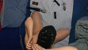 full and uncut kinky masturbation session with hood and gag, locking plug, clit pumping and anal play! i was getting rather h...