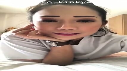 Skinny Asian Brunette In Hot Leggings Poses And Her Sexy Fee