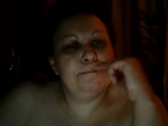 Big-tit Russian BBW Mom Plays on Skype