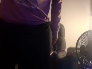 29yo Amputee with disability Fucks himself with a dildo until he cums  handicap devotee lymphedema
