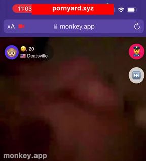 Curious teen reacts to public exposure