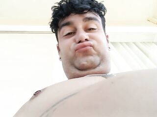 I love my bulky look - double chin , large breast and large stomach