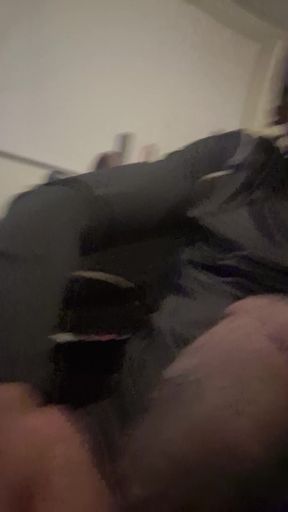 Curvy girl shares her portly waist with a mouse in an alternate plane
