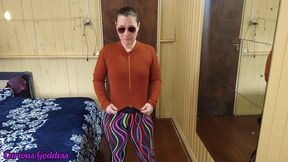 curious goddess - putting whipped cream in the bbc s asshole and licking it.