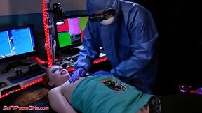 Beautiful redhead robot is made for sex