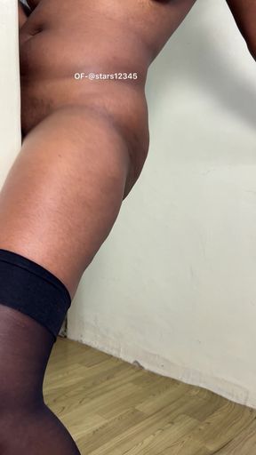 Stockings and a Standing Quickie