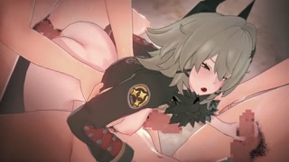 【Zenless Zone Zero  Caesar King #02】gangbang 3D Hentai Animation.(Fingering,handjob,blowjob,sex)