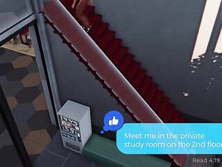 COLLEGE FUTANARI FUCKS BASKETBALL PLAYER IN THE BUTT - NAUGHTY WHIMS