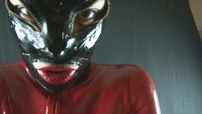 Red Rubber Dancing and Slutty Tease 480p wmv