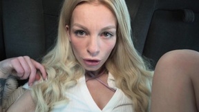 Kaira Kampen gets eaten out and fucked in the backseat of a car